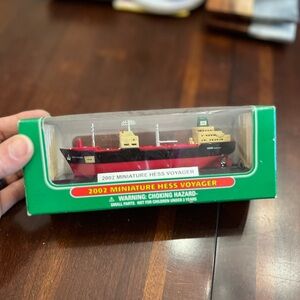 Vintage 2002 Hess Voyager Miniature Ship Collectible - New In Box